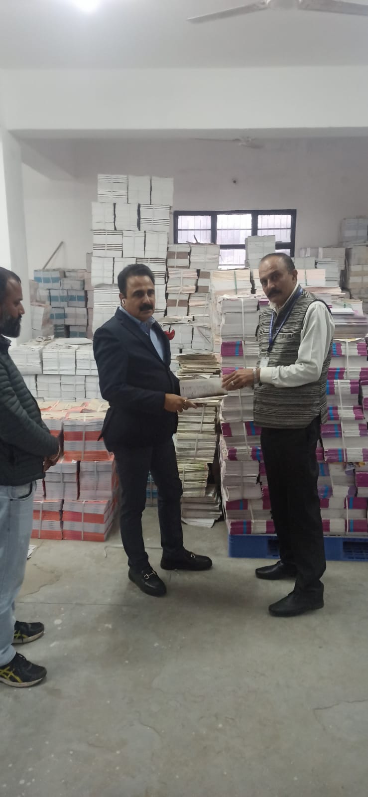 Chairman Sir Visited UNA Book Depot 2